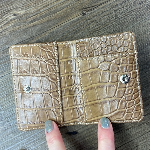 Nine West Women’s Tan Camel Shoulder Bag with Card Holder, Vegan - Picture 5 of 10